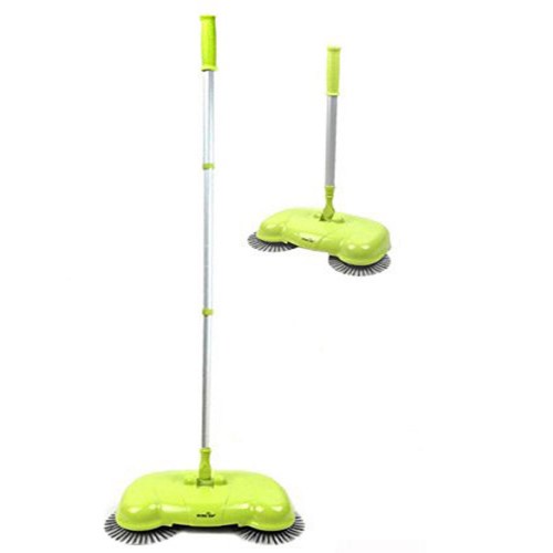 Spazzatrice Scopa Con Rulli In Setola Di Alta Qualità, Manico Regolabile Fino A 97cm